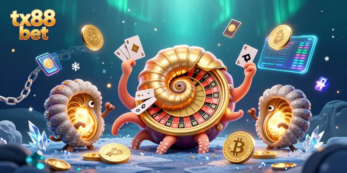 Experience exciting gameplay with tx88 bet as our ancient nautilus navigates the vibrant casino world.
