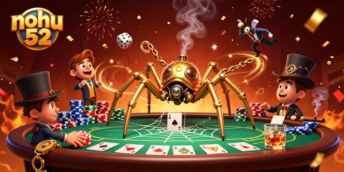 Catch exciting rewards with nohu 52 featured in a vibrant and dynamic casino scene.