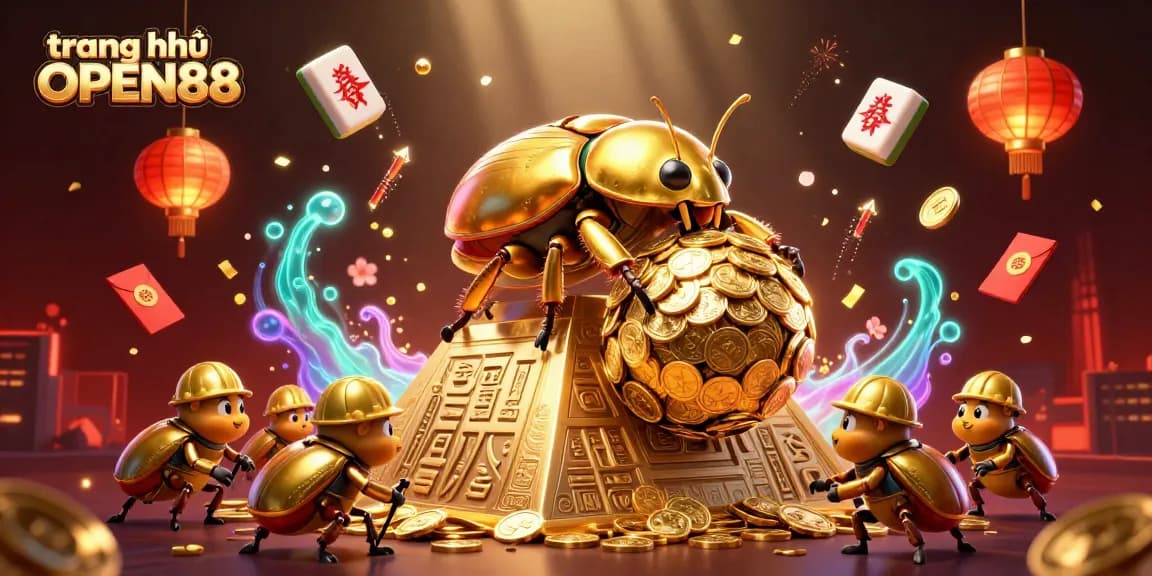 Engage your strategy on trang chủ OPEN88 with this vibrant 3D casino scene.