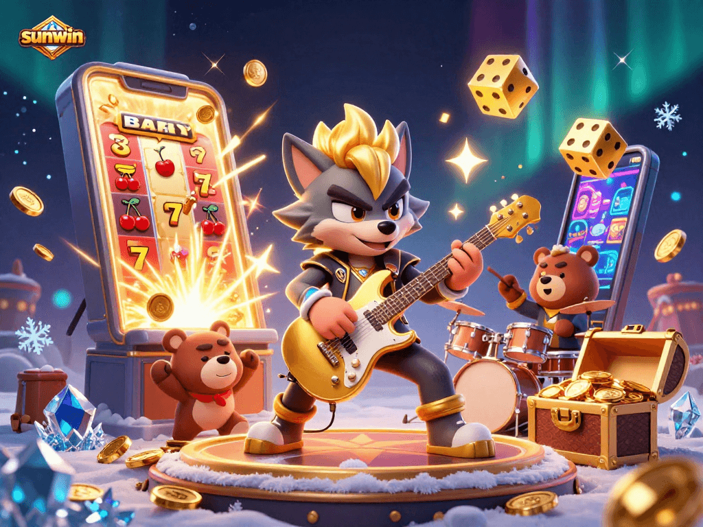 Experience thrilling wins at sunwin with vibrant, action-packed casino excitement and immersive illustrations.