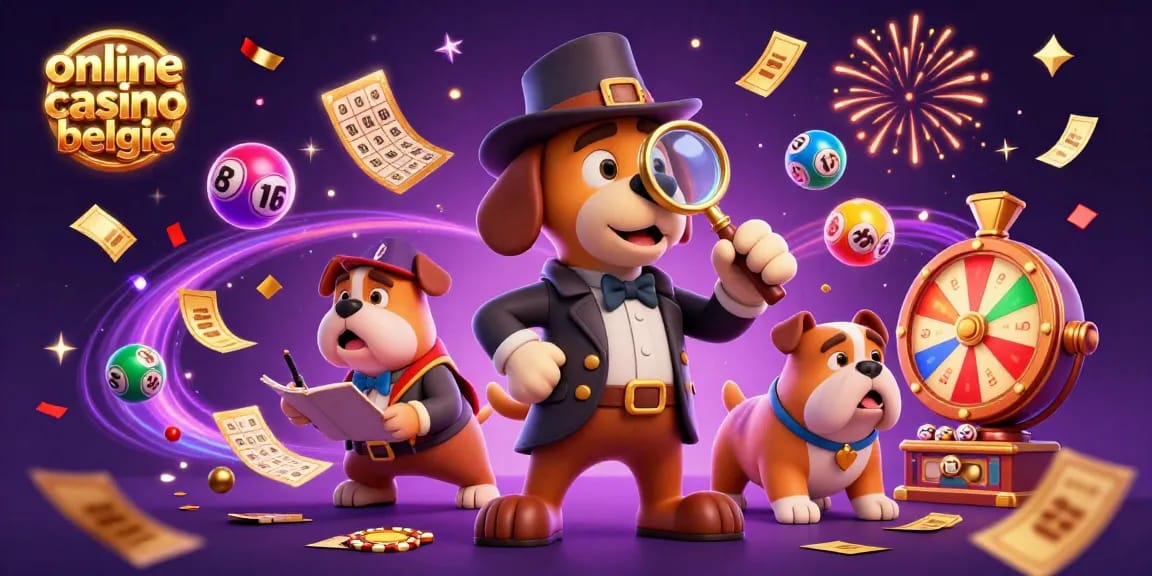 Experience the excitement of online casino belgie with colorful lottery elements and dynamic characters in a lively 3D scene.