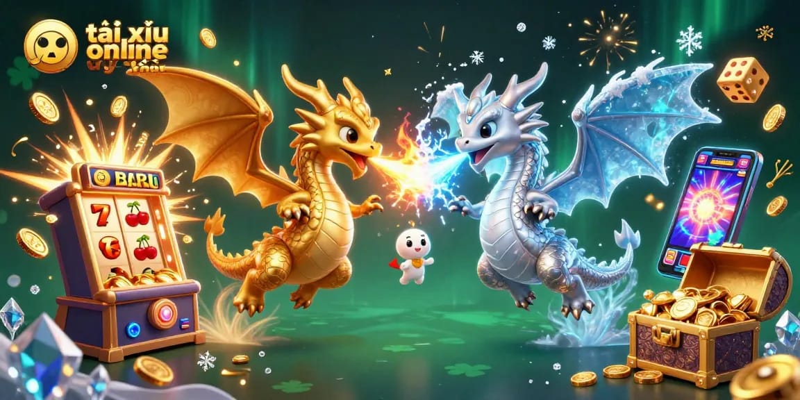 Experience the thrill of tài xỉu online uy tín with stunning dragons and a jackpot explosion.