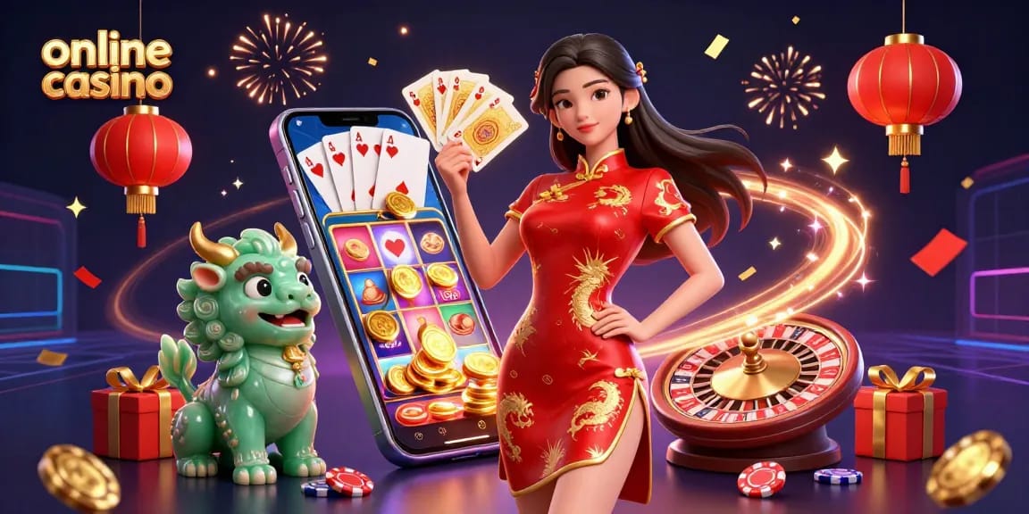 Experience excitement at an online casino with vibrant graphics and engaging gameplay.