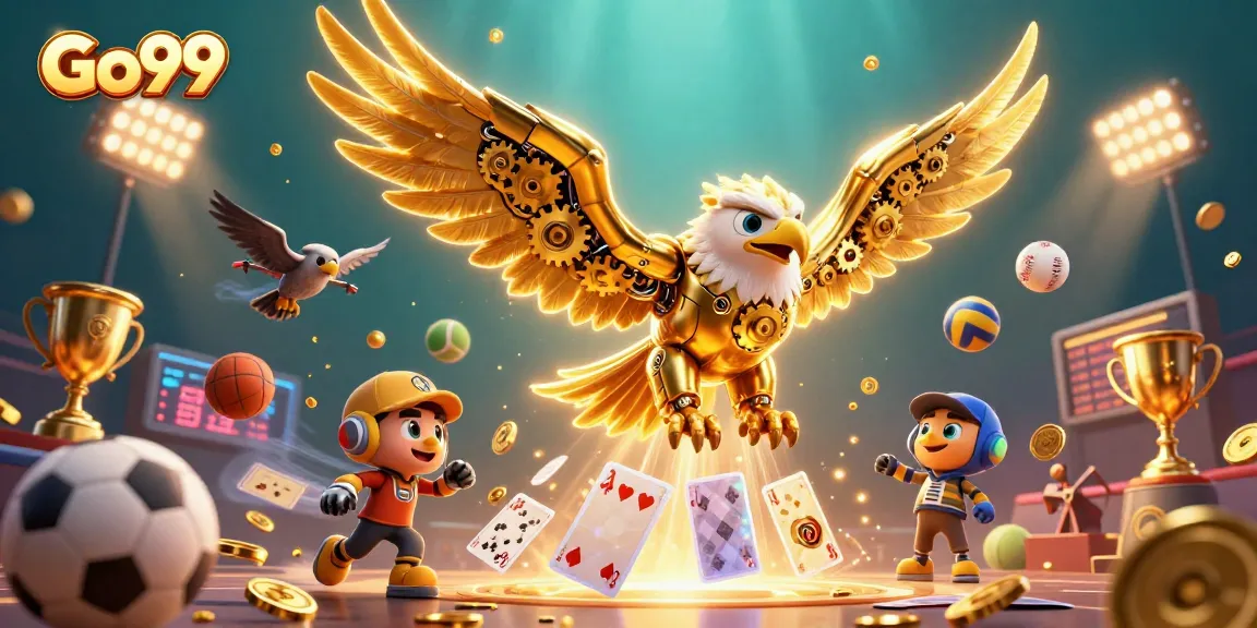 Engage with the thrilling experience of Go99 through dynamic gaming elements and illustrations.