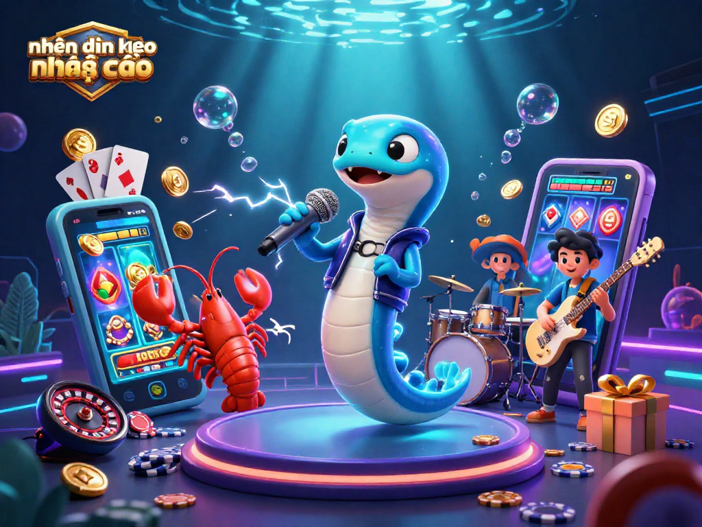 Engaging performance featuring nhận định kèo nhà cái in a vibrant underwater casino setting with gaming action elements.