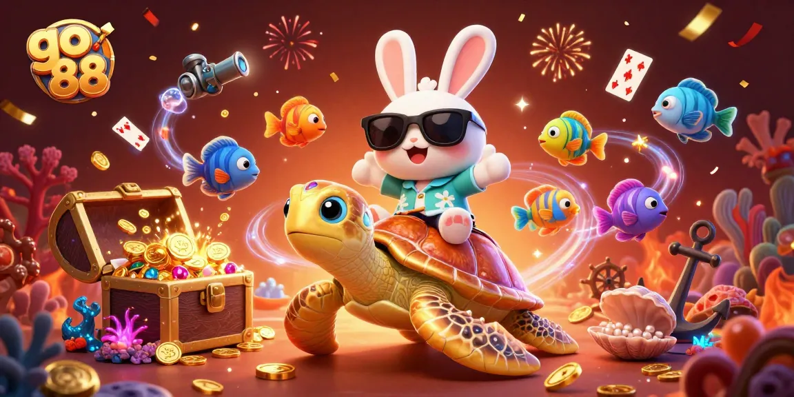 Experience winning moments with go 88 in a vibrant underwater casino adventure, filled with treasure and fun.