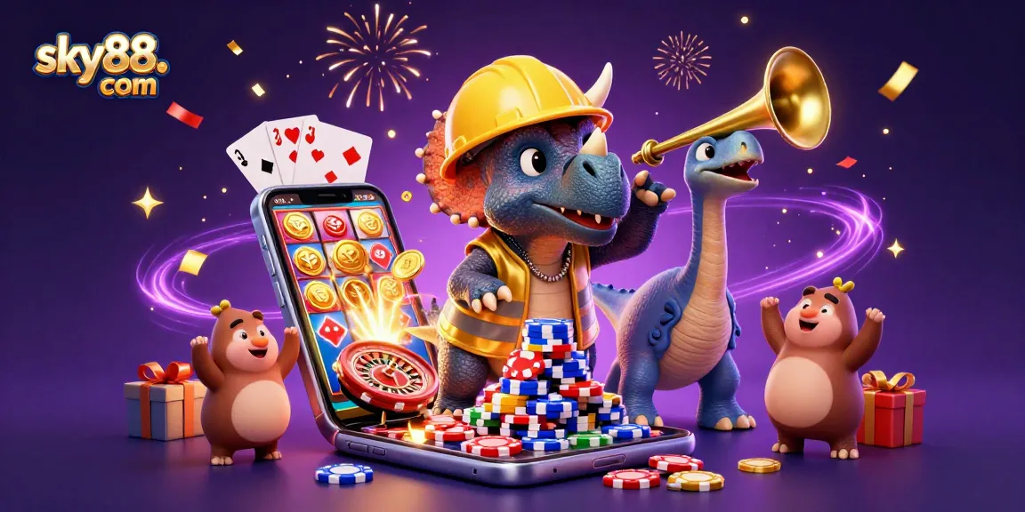 Experience exciting gameplay at sky88. com with vibrant slot games and celebration.