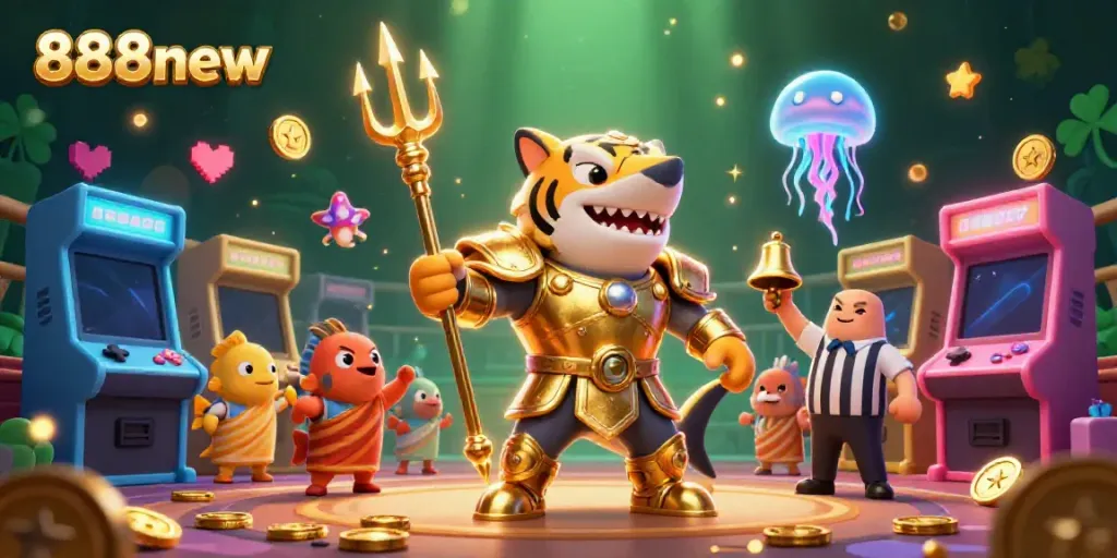 Engage with exciting games at 888new, a vibrant underwater casino experience with thrilling characters.