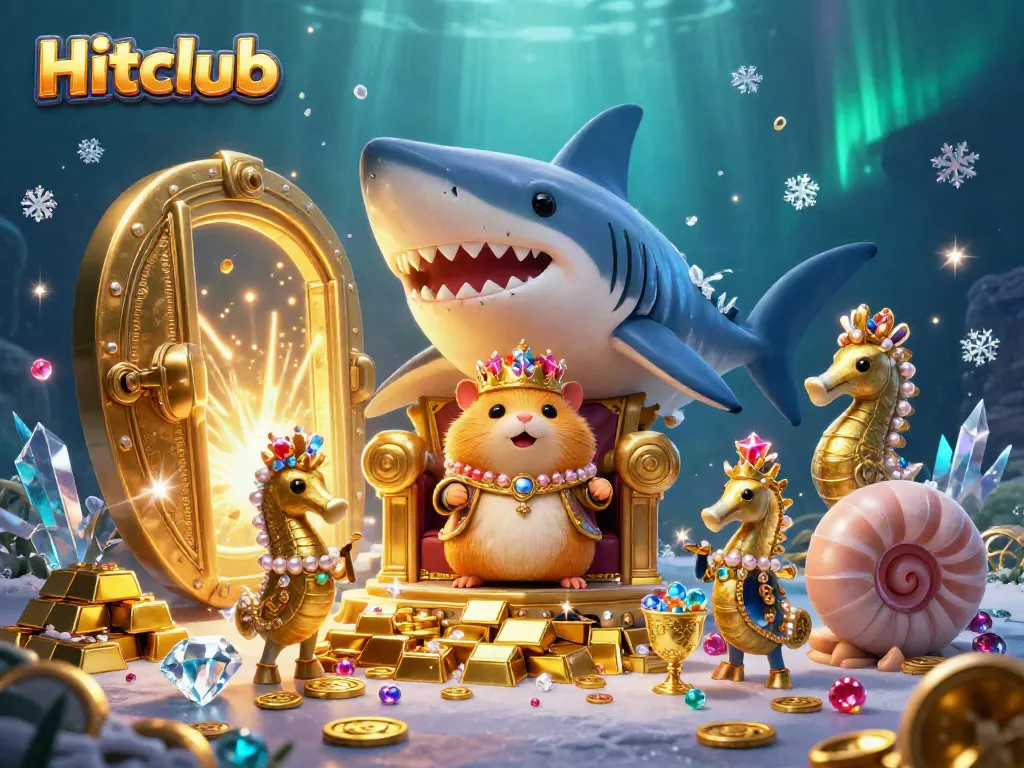 Hitclub gameplay featuring a thrilling underwater casino adventure with unique characters and rich treasures