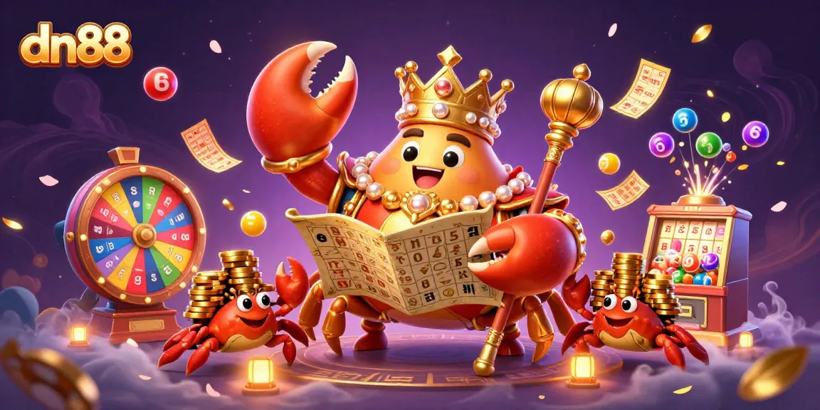 Engage with vibrant games at dn88 through dynamic lottery balls and golden treasures in a colorful casino realm.