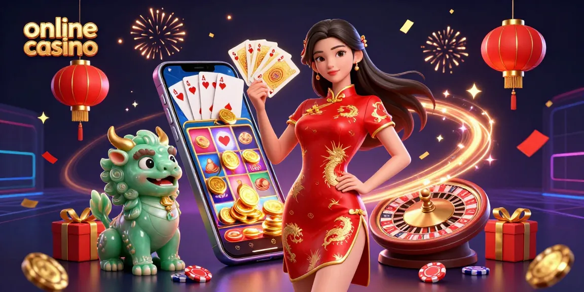 Experience excitement at an online casino with vibrant graphics and engaging gameplay.