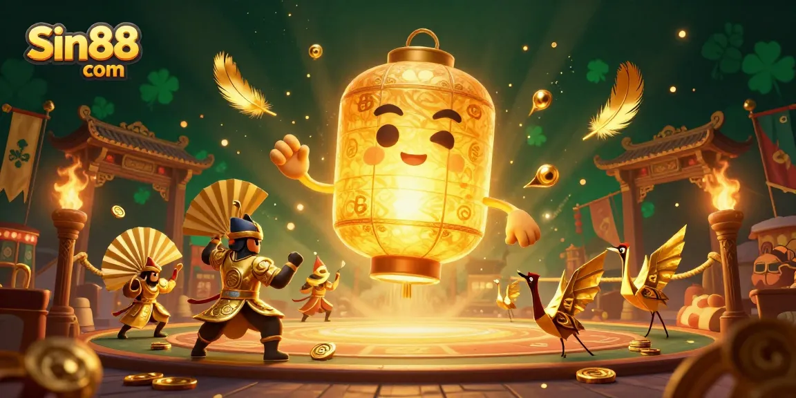 Engage with the exciting world of Sin88 com in this vibrant, dynamic casino illustration.