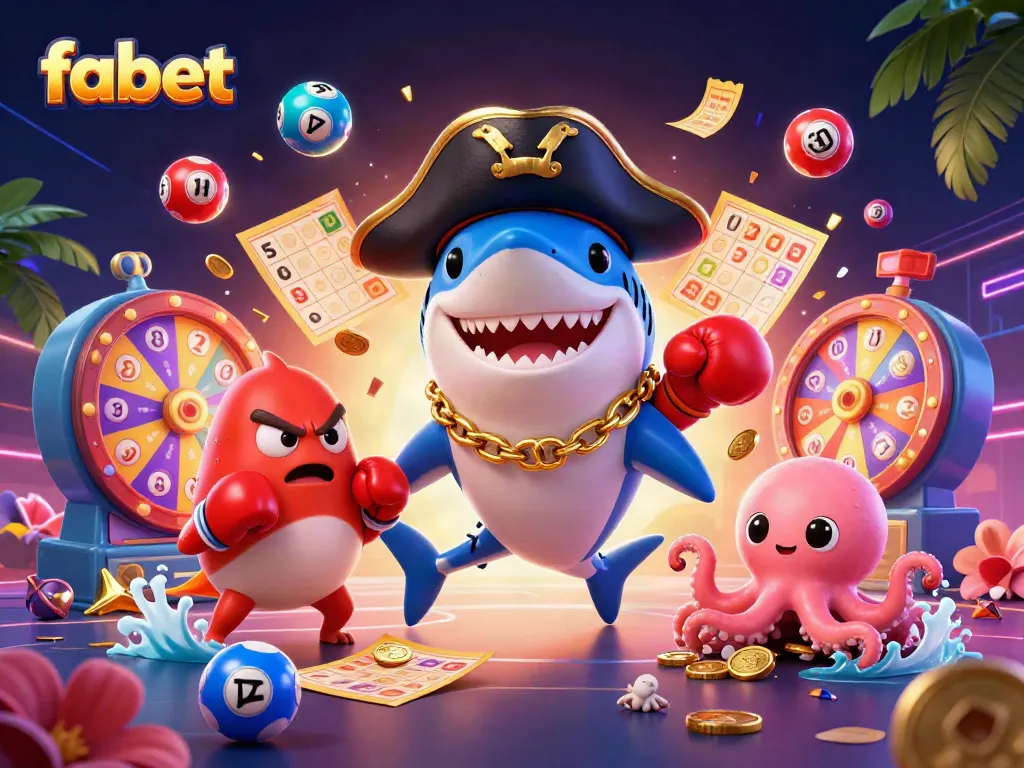 Engage in exciting gameplay at fabet with colorful lottery elements and dynamic characters.