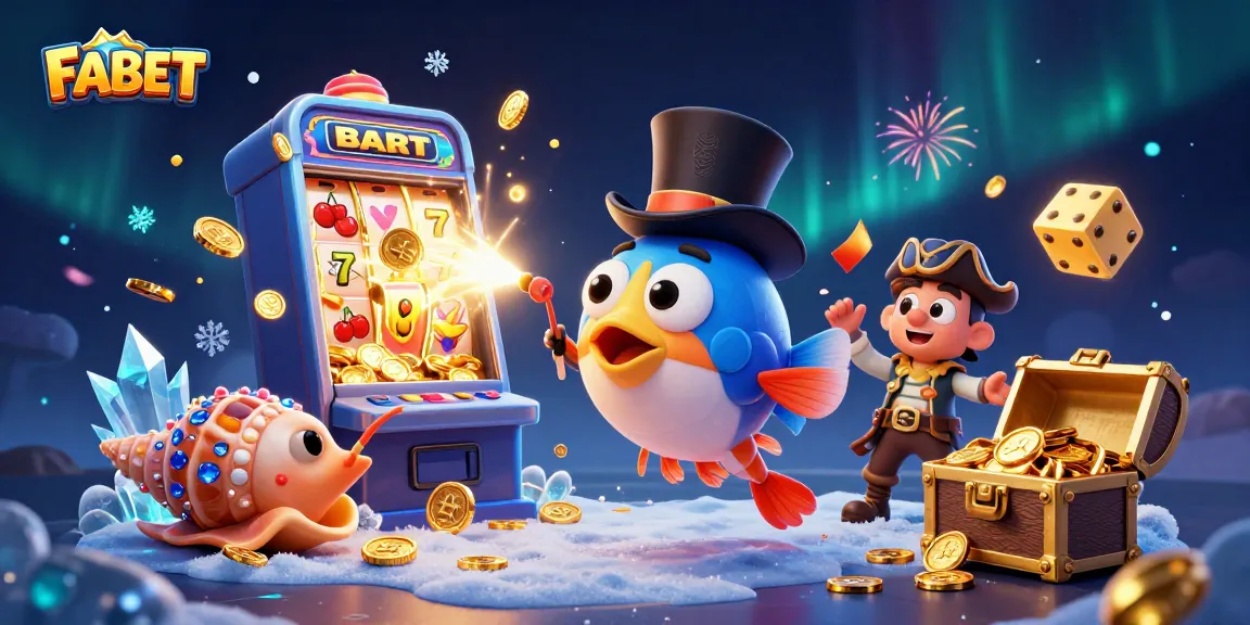 FABET showcases thrilling slot games with vibrant characters and dazzling winnings to entice players.