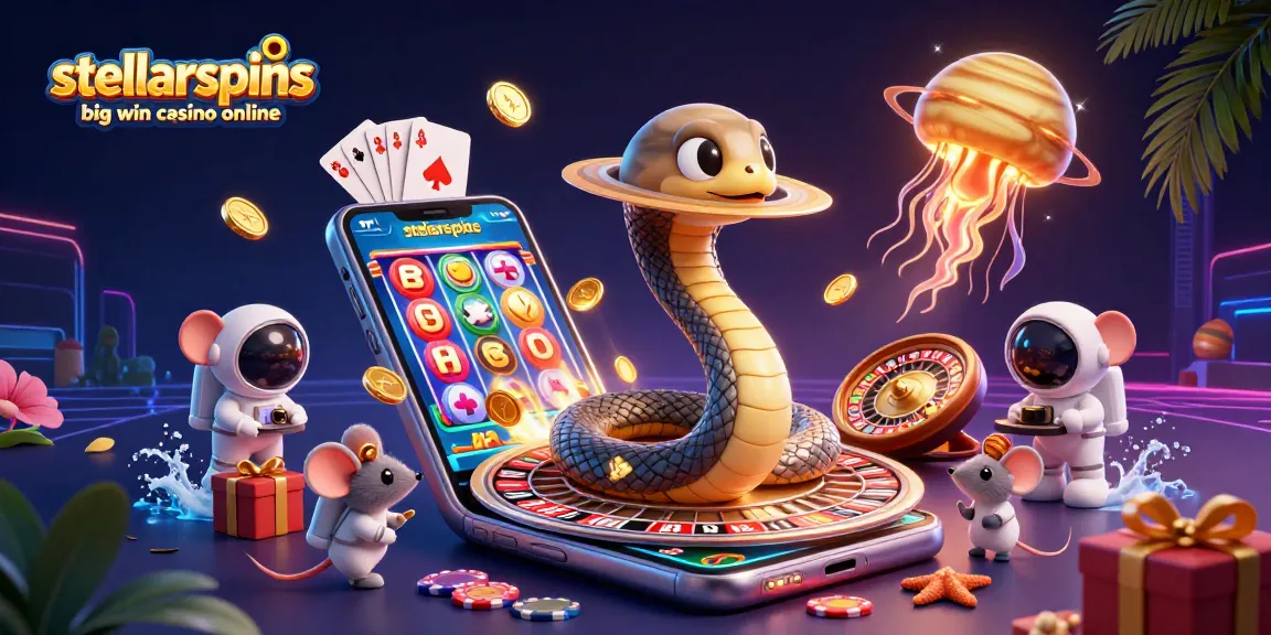 Engage in stellarspins big win casino online with vibrant gaming, including cosmic dealers and colorful slots.